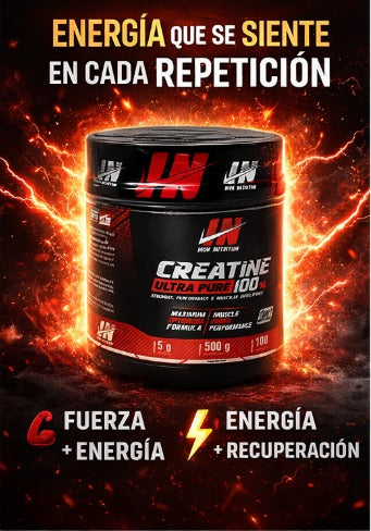 Creatina iron 100 servicios monohidratad